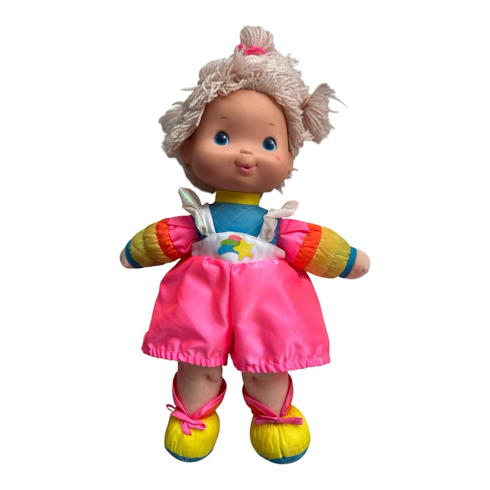 Vintage 1983 Rainbow Brite Plush Doll - Hallmark Mattel Original - Star Cheek
